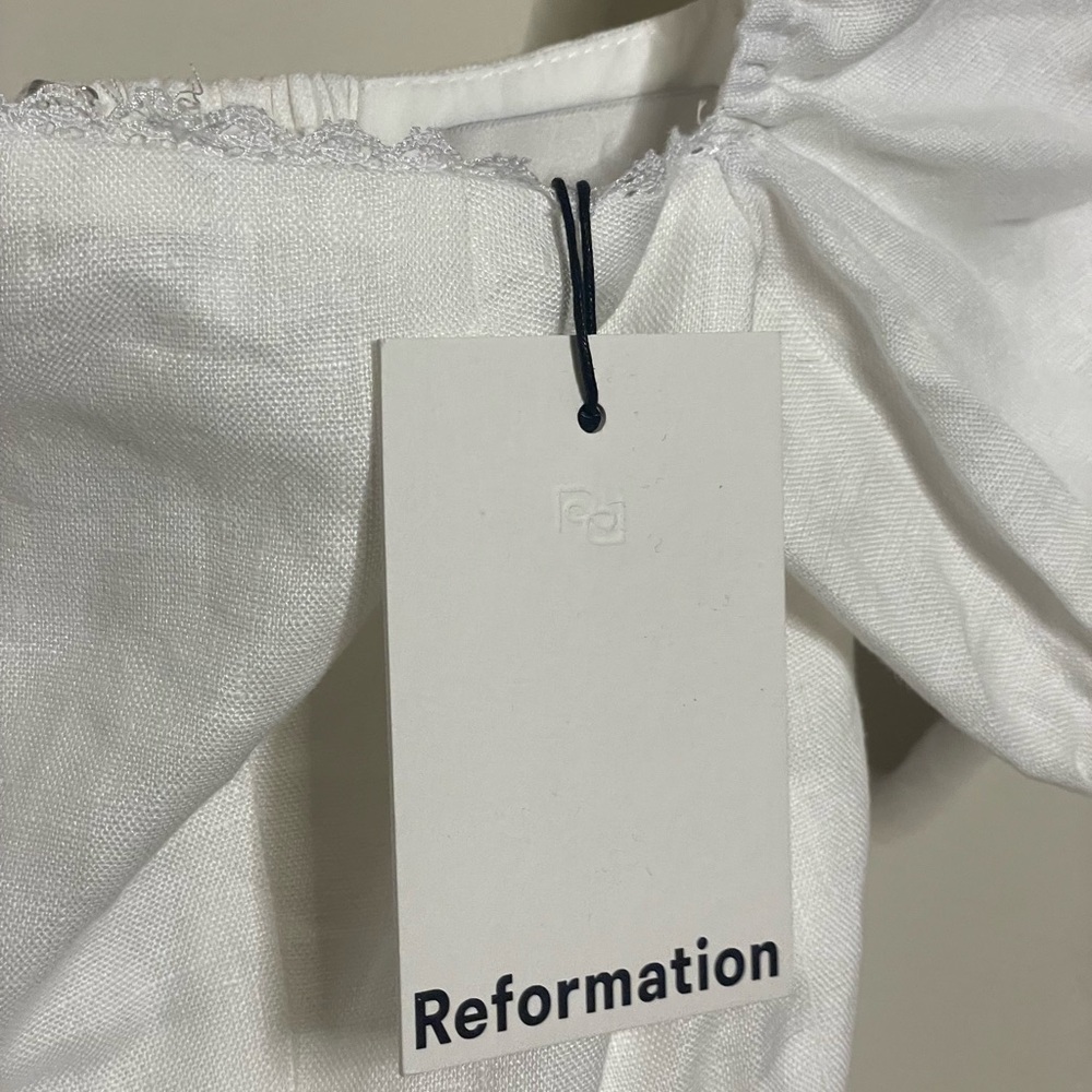 Reformation Marella A-Line Linen Dress - Picture 10 of 12